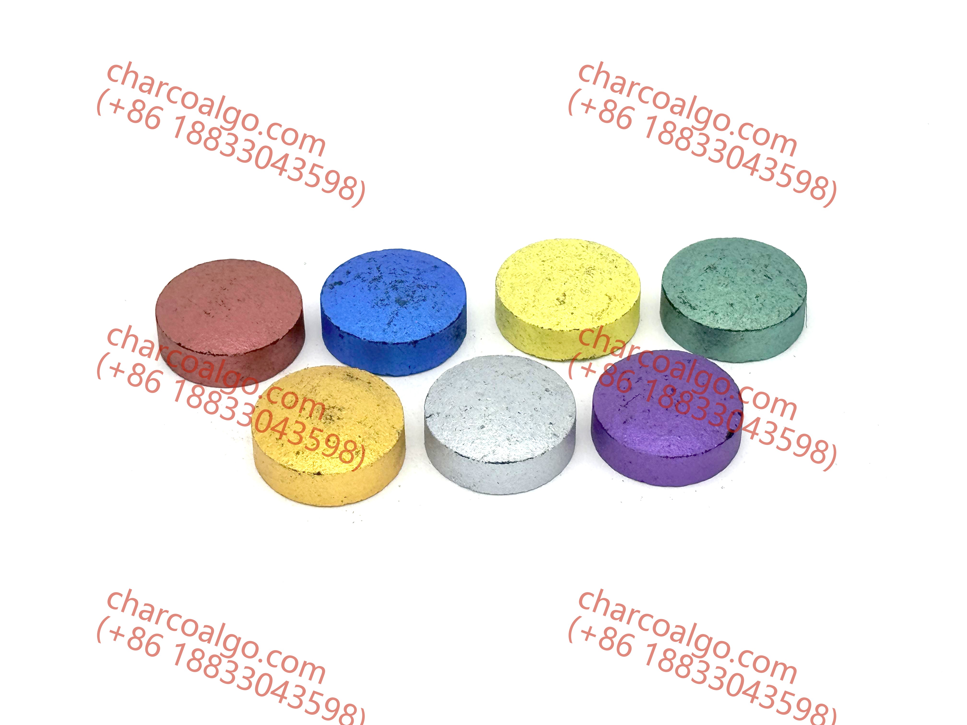 33мм Быстрогорящий уголь однотонного цвета